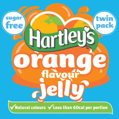 Hartleys Orange Jelly Crystals Twin pack 23g