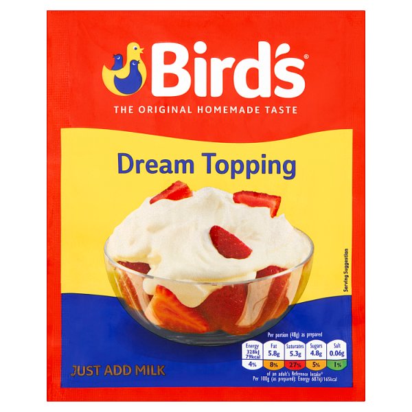 Bird's Dream Topping Single Sachet 36g