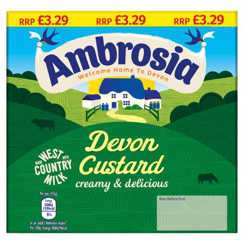 Ambrosia Custard Pots 4pack PMP3.29