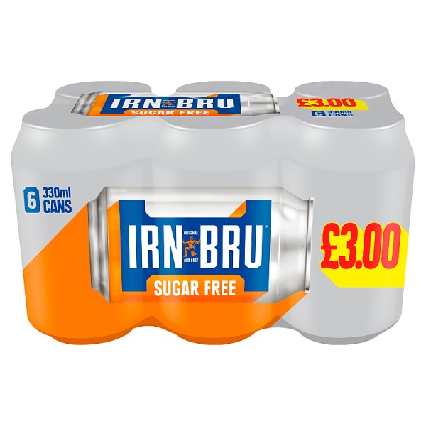 Irn Bru Sugar Free 6x330ml PM3.00