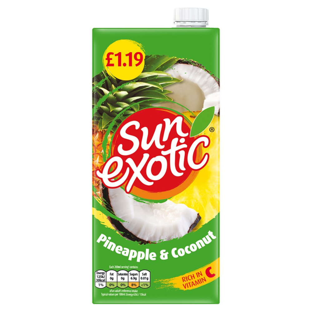 SunExotic Pineapple & Coconut Fruit Drink 1L PM1.19