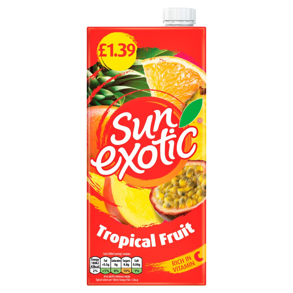 Sun Exotic Tropical Juice 1ltr PM1.39