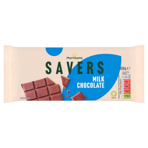 Morrisons Savers Milk Chocolate 100g