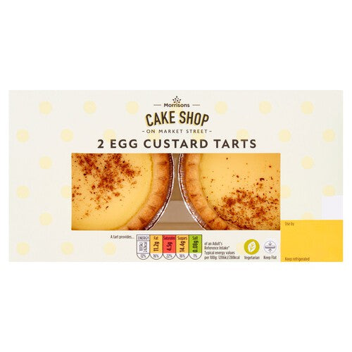 Morrisons Egg Custard 2pk