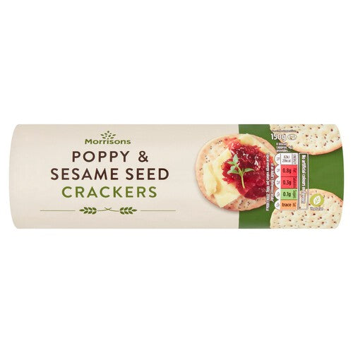 Morrisons Poppy & Sesame Seed Crackers 150g