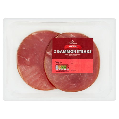Morrisons Smoked Gammon Steaks 300g