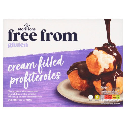 Morrisons 16 Free From Profiteroles with Chocolate Sauce 292g
