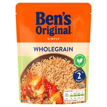 Ben's Original Wholegrain Micro Rice Pouch 250g New