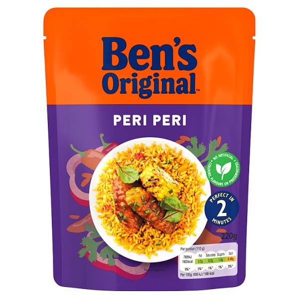 Ben's Original Peri Peri Rice Pouch 220g