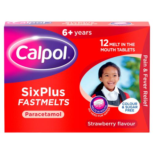 Calpol Fastmelt Tablets 6+ Years 12pk