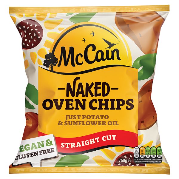 McCain Naked Oven Chips 750g