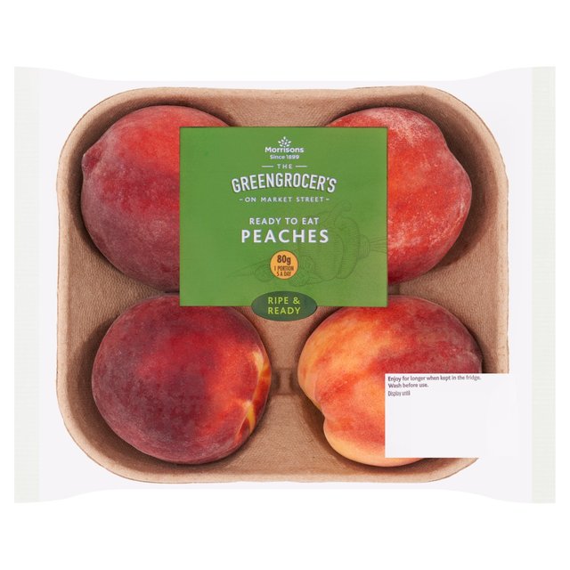 Yellow Flesh Peaches Ready To Eat 4pk