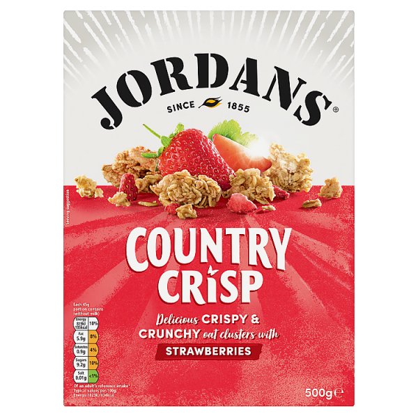 Jordans Country Crisp Strawberry 500g