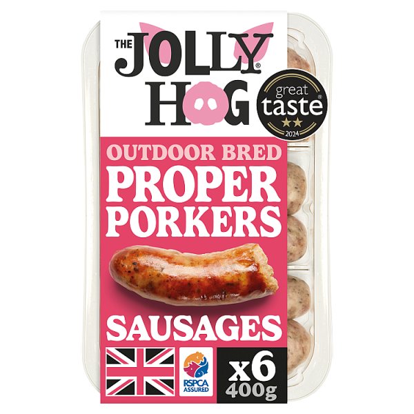 Jolly Hog Proper Porker Sausages 400g