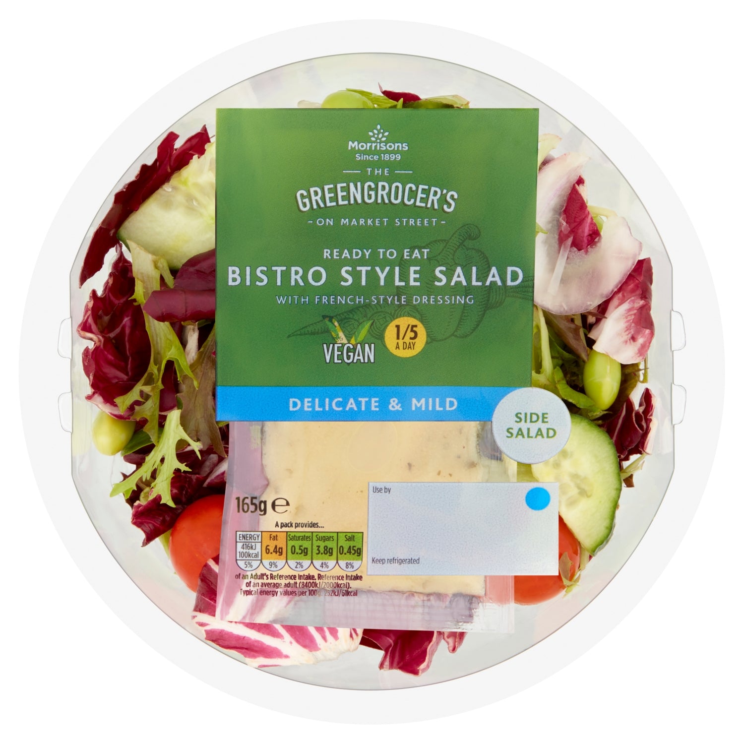 Morrisons Bistro Style Salad With French Dressing 165g