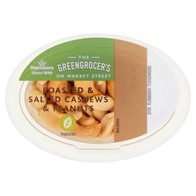 Morrisons Roasted Cashews and Peanuts 65g