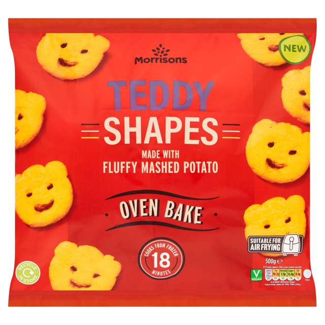 Morrisons Potato Teddy Shapes 500g