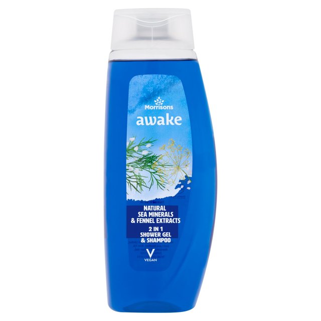 Morrisons Awake 2 In 1 Shower Gel 500ml [645]