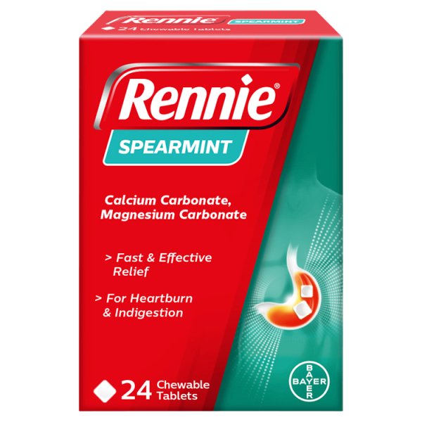 Rennie Spearmint Tablets 24pk