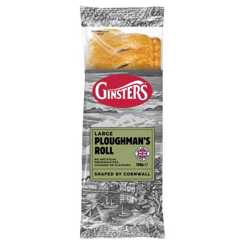 Ginsters Large Ploughmans Sausage Roll 130g