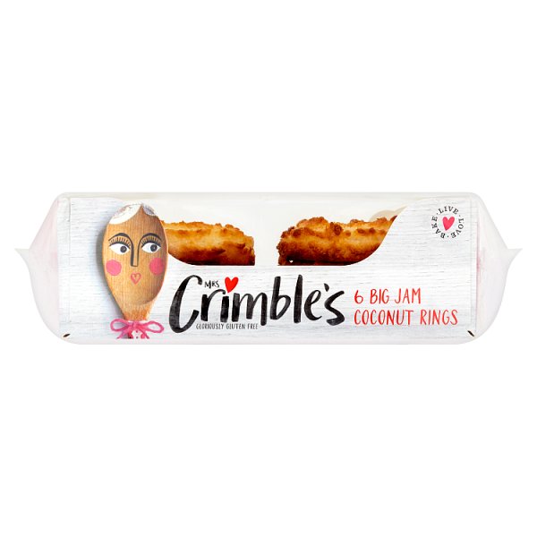 Mrs Crimbles Jam Coconut Rings 6pk