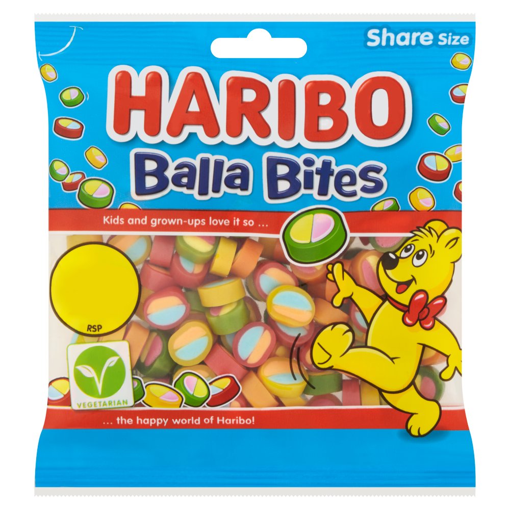 Haribo Balla Bites 154g PM 1.26 *