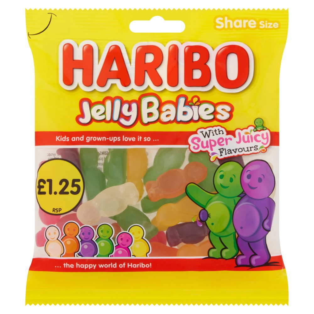 Haribo Jelly Babies 140g PMP1.25