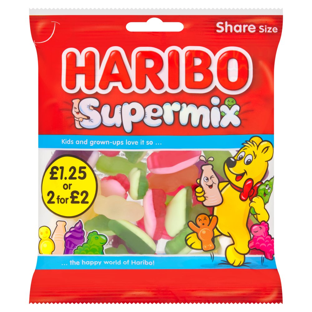 Haribo Supermix 140g PM 2 for Â£2.00
