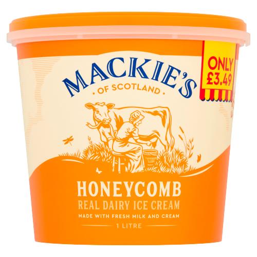 Mackies Honeycomb 1ltr PM £3.49