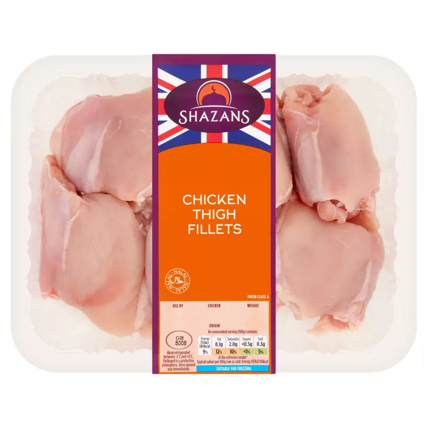 Shazans Chicken Thigh Fillet 600g