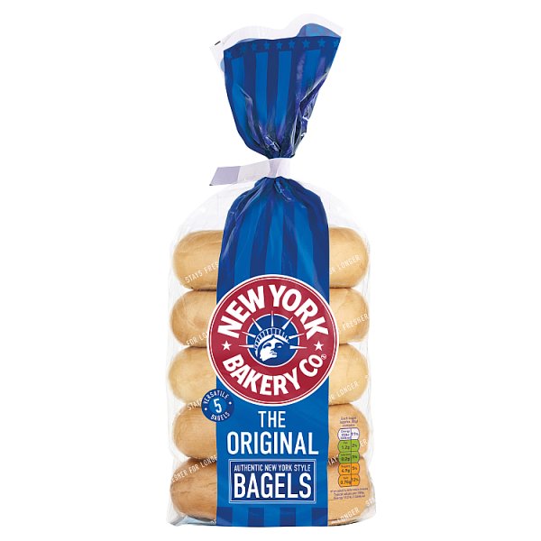 New York Bakery Co 5 The Original Bagels Fresher For Longer