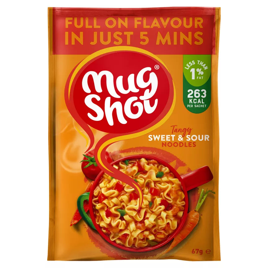 Mug Shot Sweet & Sour Noodles 67g