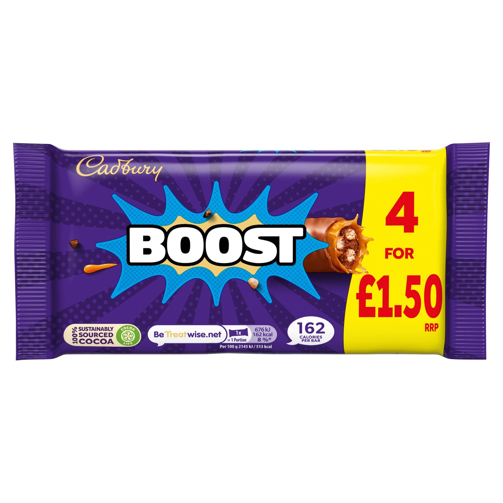 Cadbury Boost 31.5g 4pk PMP1.50