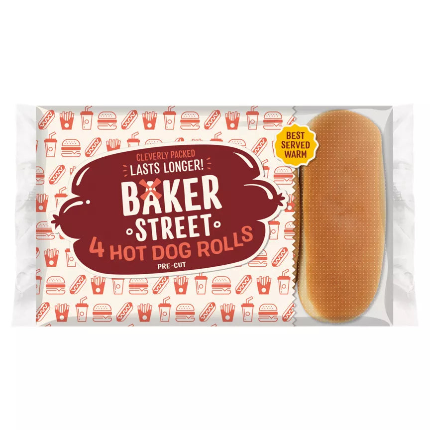Baker Street Hot Dog Rolls
