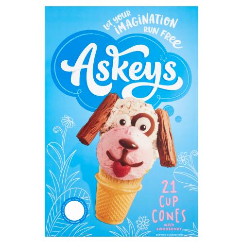 Cones Cup Askeys 21pk