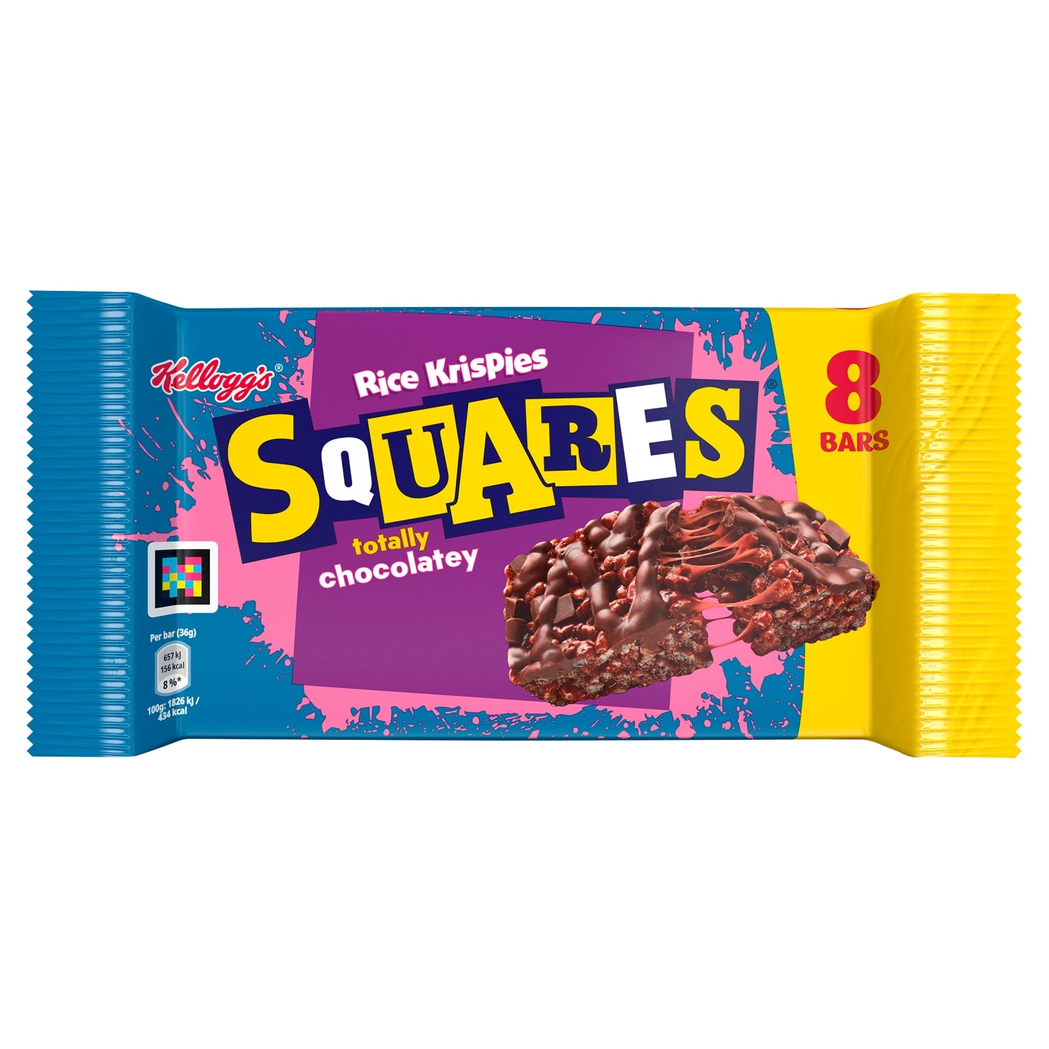 Kelloggs Squares Delightfully Chocolatey 8pk