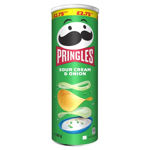 *BULK Pringles Sour Cream & Onion PM2.75 6x165g