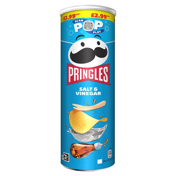 *Pringles Salt & Vinegar 165g PM2.99