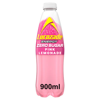 Lucozade Energy Zero Pink Lemonade 900ml