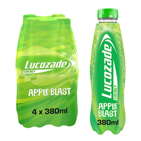 Lucozade Energy Apple 4x380ml