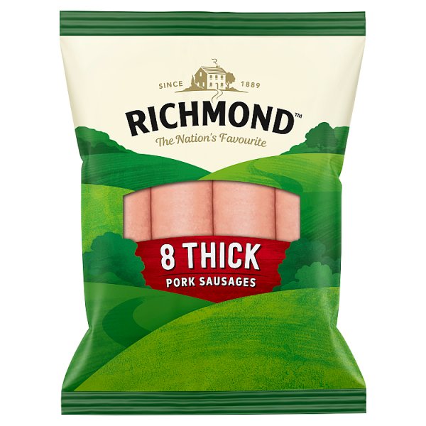 Richmond Thick Pork Sausages 410g