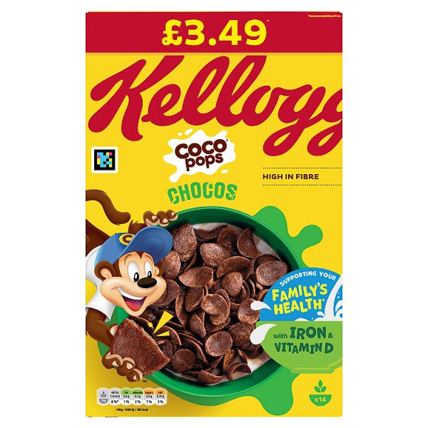 Kelloggs Cocoa Pops Chocos 430g PM3.49