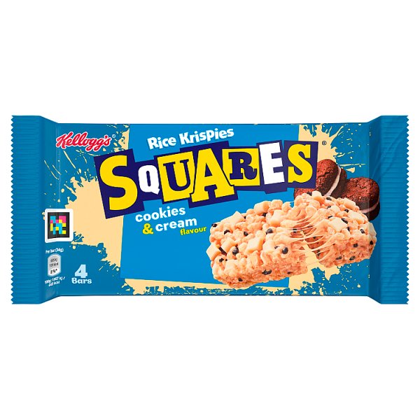 Kellogg's Rice Krispie Squares Cookies & Cream 4pack