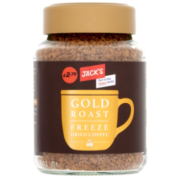 Jack's Gold Roast Freeze Dried Coffee 90g