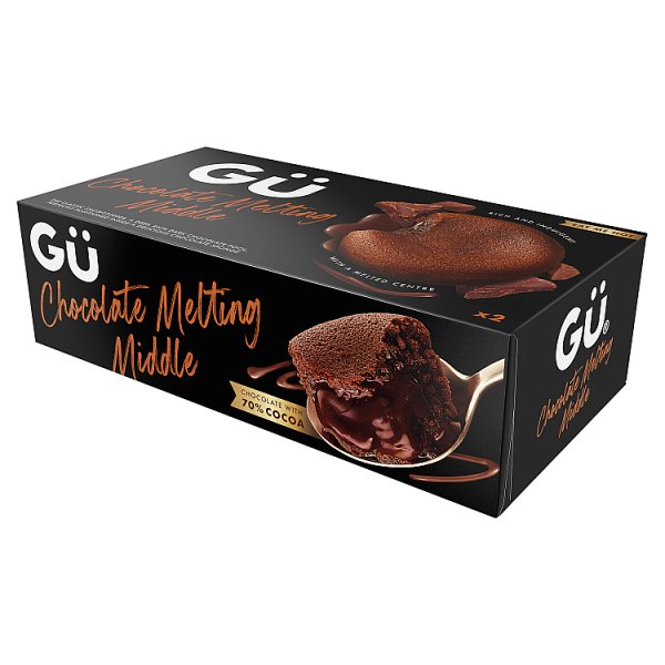 GU Hot Chocolate Molten Middles, 2pk NEW