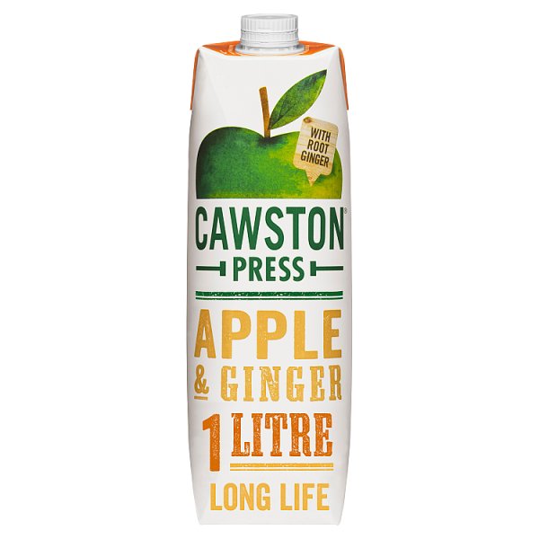 BULK Cawston Press Juice - Apple & Ginger 6x1L