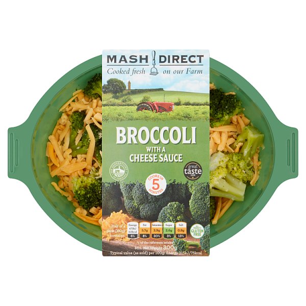 Mash Direct Broccoli With A Cheese Sauce 300g [123]