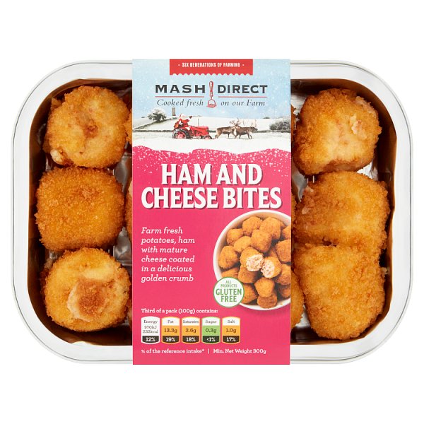 Mash Direct Ham & Cheese Bites 300g