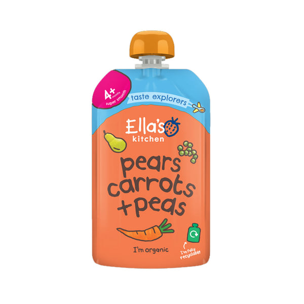 Ellas Kitchen Carrots Pears Peas 120g