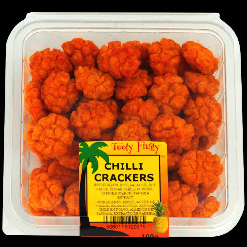 *Tooty Fruity Chilli Crackers 100g